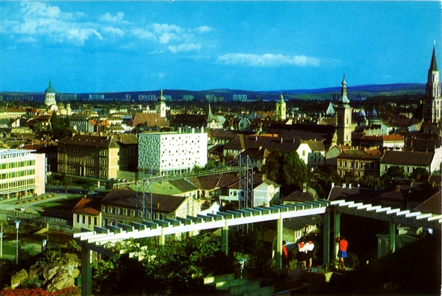 1436 - Cluj. Vedere de pe Cetatuie